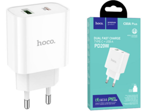   USB + USB-C HOCO PD20W+ QC3.0 ()  - igears.ru - 